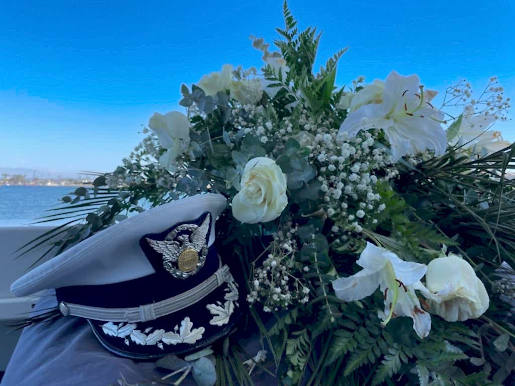 Los Angeles Yacht Charter _ Burial at sea _ celebration of life los angeles yacht charter burial at sea ash scattering veteran memorial display
